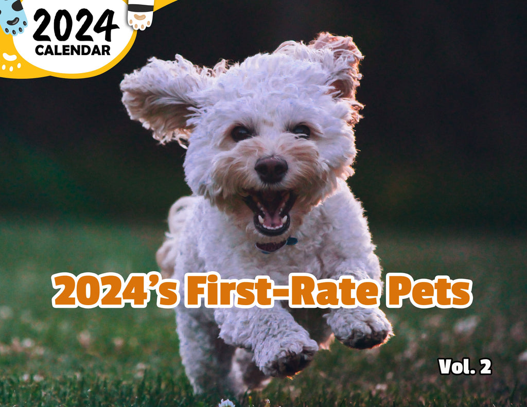 2024 S First Rate Pets Volume Two 2024 Wall Calendar Pre Order   2024 SFirst RatePetsVolumeTwo 1024x1024 