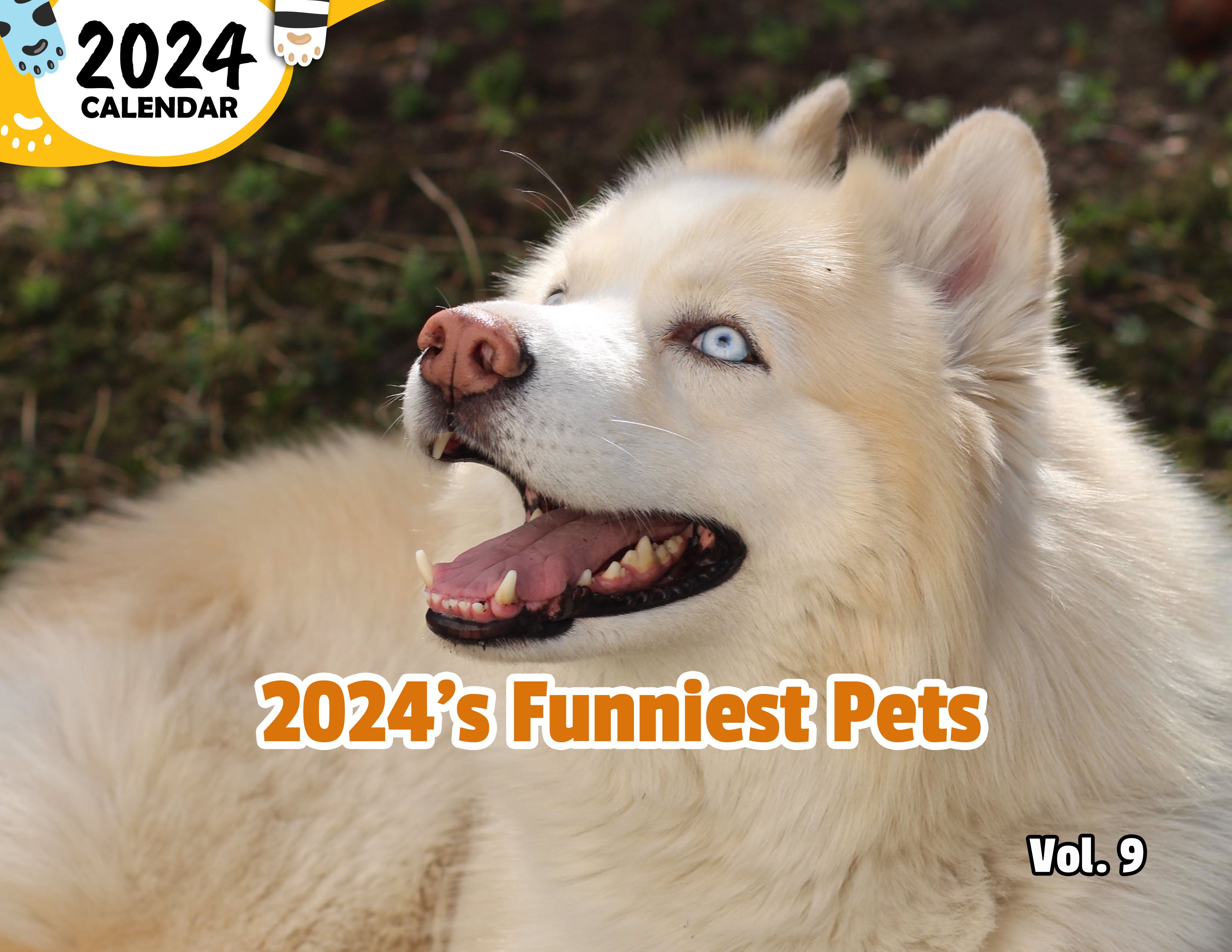 2024's Funniest Pets Volume Nine 2024 Wall Calendar (Published