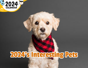 2024's Interesting Pets: 2024 Wall Calendar (Published)