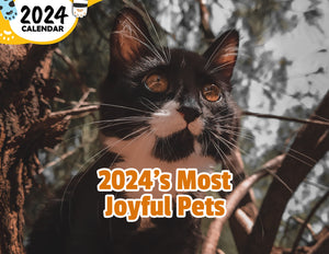 2024's Most Joyful Pets: 2024 Wall Calendar (Published)