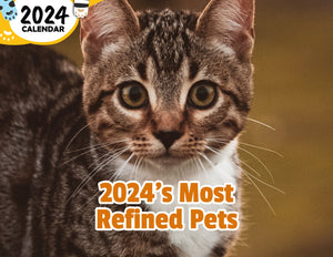 2024's Most Refined Pets: 2024 Wall Calendar (Published)