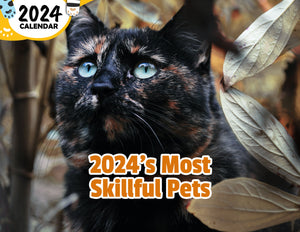 2024's Most Skillful Pets: 2024 Wall Calendar (Published)