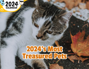 2024's Most Treasured Pets: 2024 Wall Calendar (Published)