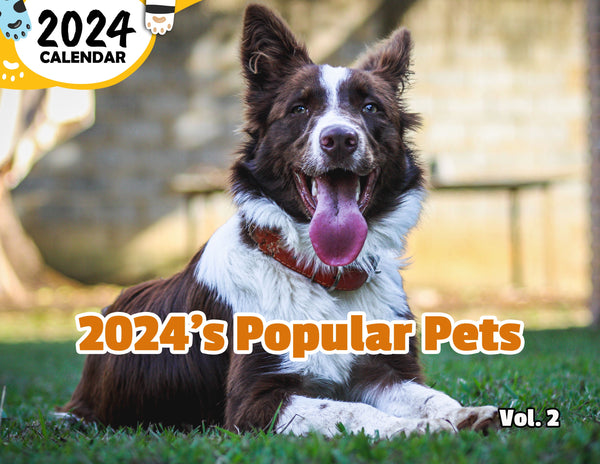 2024 #39 s Popular Pets Volume Two: 2024 Wall Calendar (Pre Order) Praise