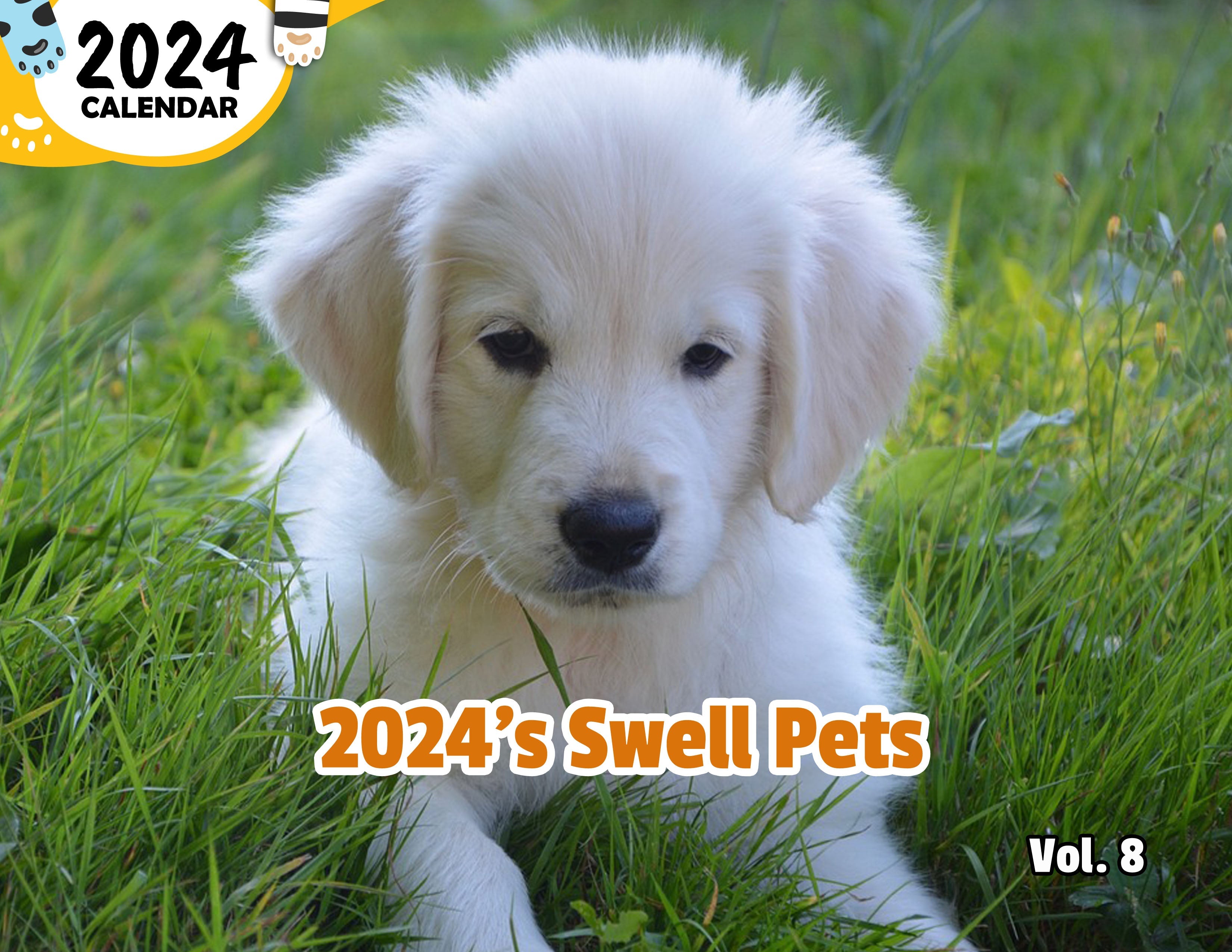 2024's Swell Pets Volume Eight 2024 Wall Calendar (PreOrder) Praise