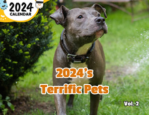 2024's Terrific Pets Volume Two: 2024 Wall Calendar (Published)