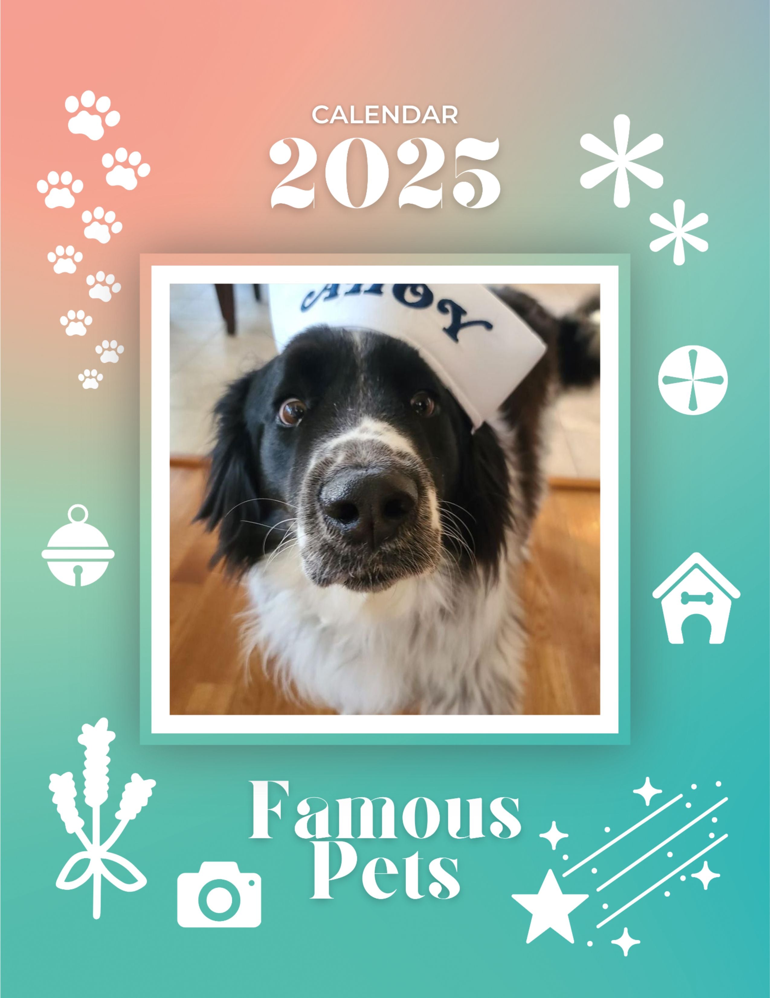 Famous Pets: 2025 Wall Calendar (Pre-Order)