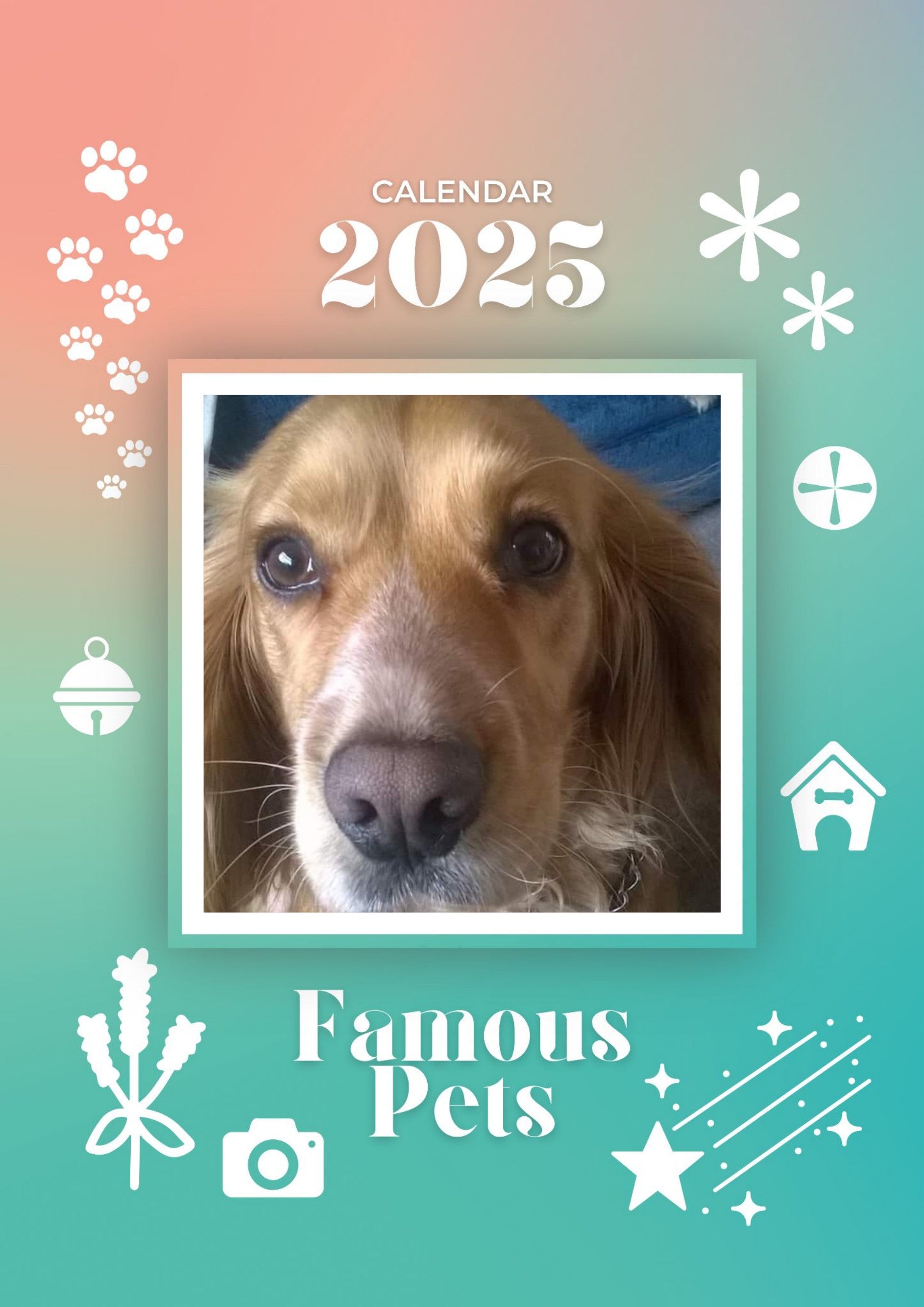 Famous Pets: 2025 Wall Calendar (Pre-Order)