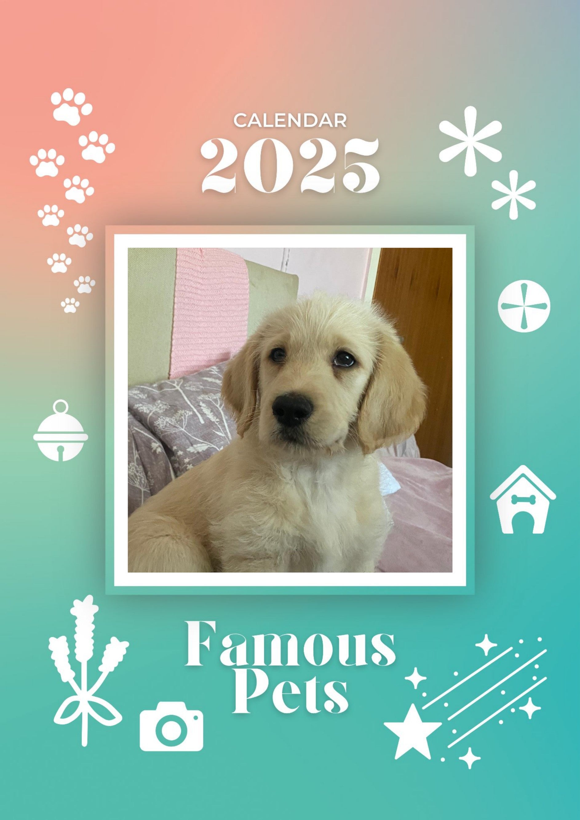 Famous Pets: 2025 Wall Calendar (Pre-Order)