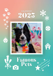 Famous Pets: 2025 Wall Calendar (Pre-Order)