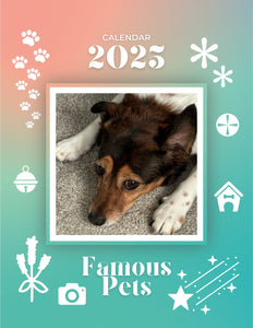 Famous Pets: 2025 Wall Calendar (Pre-Order)