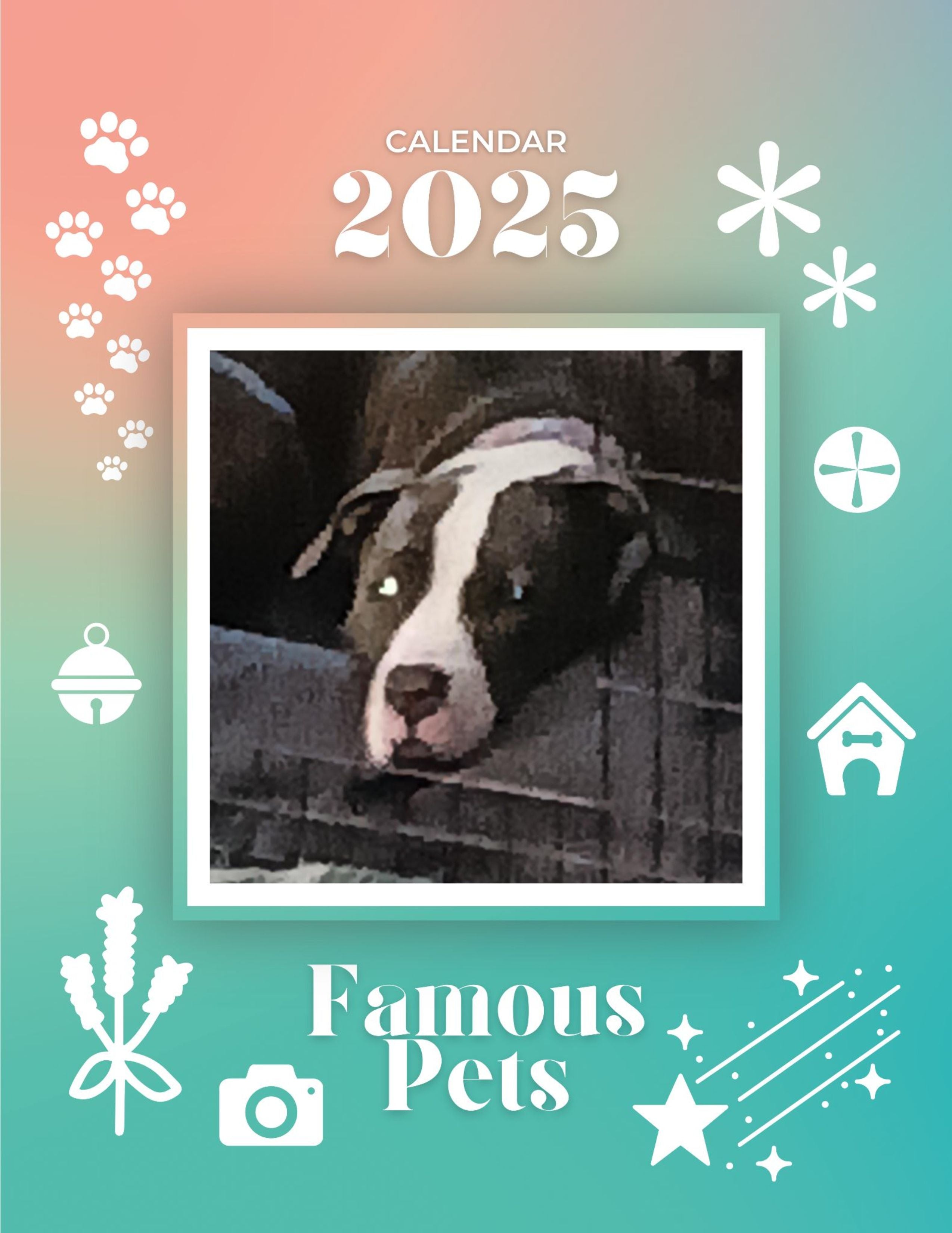 Famous Pets: 2025 Wall Calendar (Pre-Order)