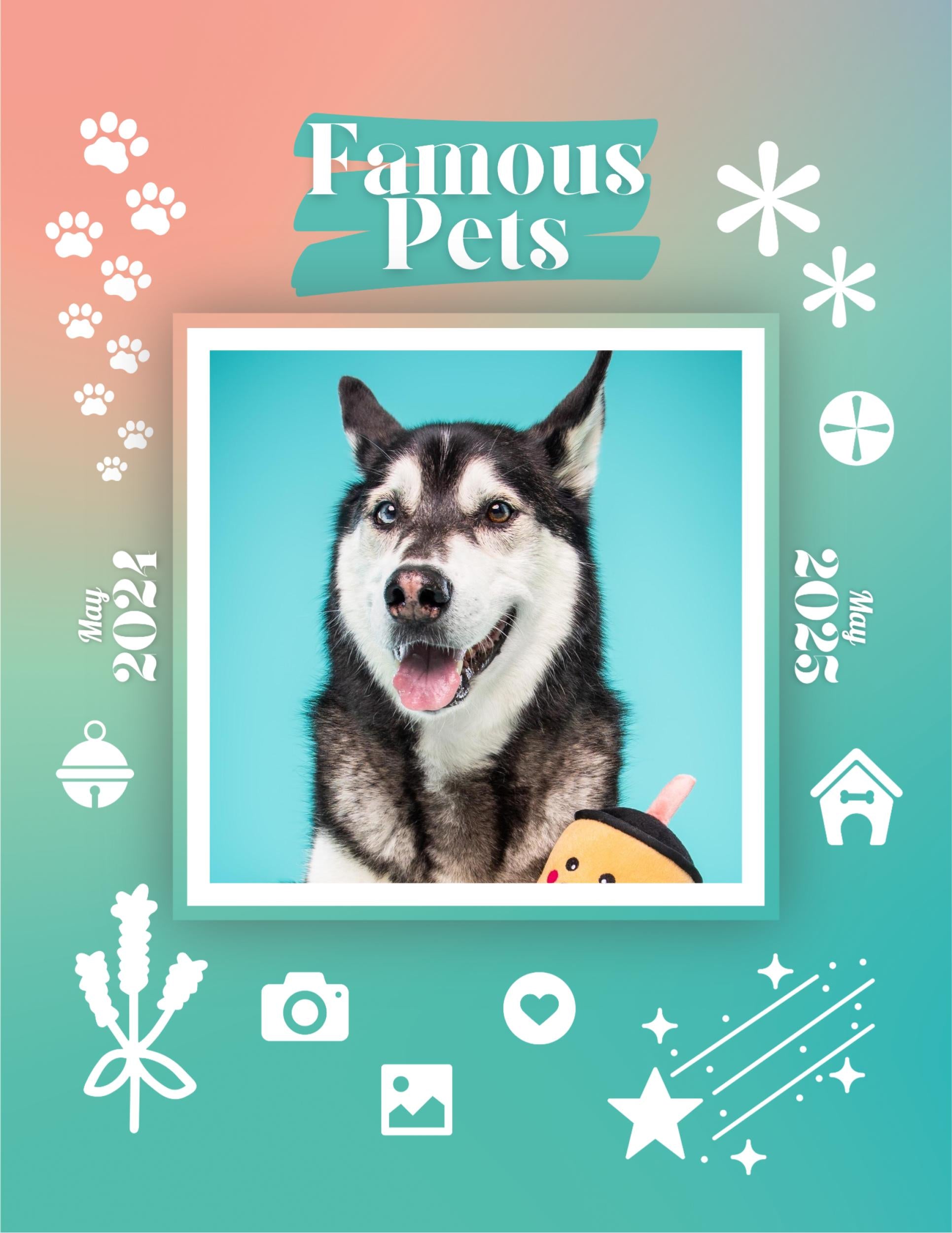 Famous Pets May 2024May 2025 Wall Calendar (PreOrder) Praise My Pet!