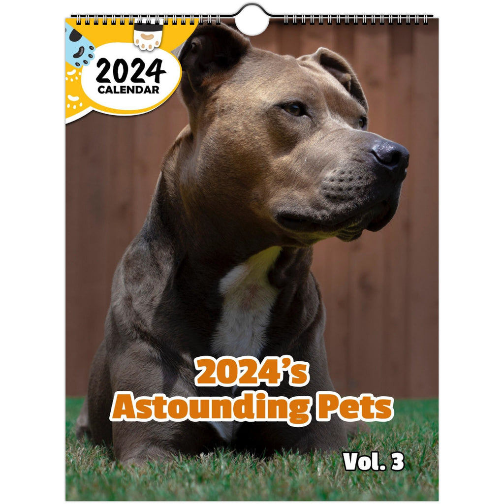 2024's Astounding Pets Volume Three: 2024 Wall Calendar (Published)