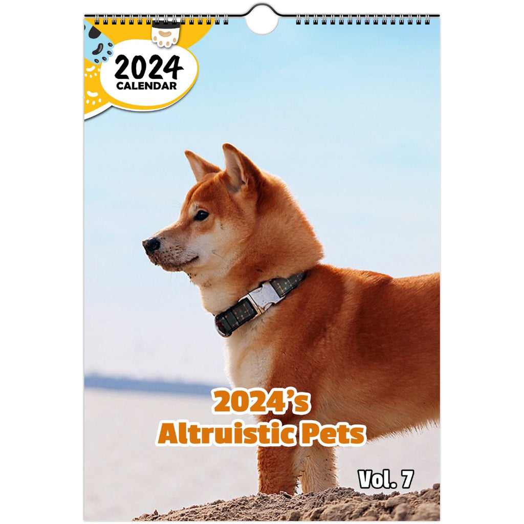 2024's Altruistic Pets Volume Seven: 2024 Wall Calendar (Published)