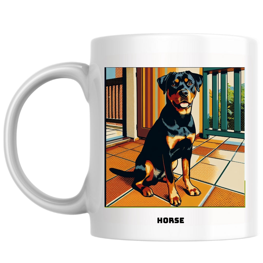 Horse the Magnificent: Pop Art Coffee Mug