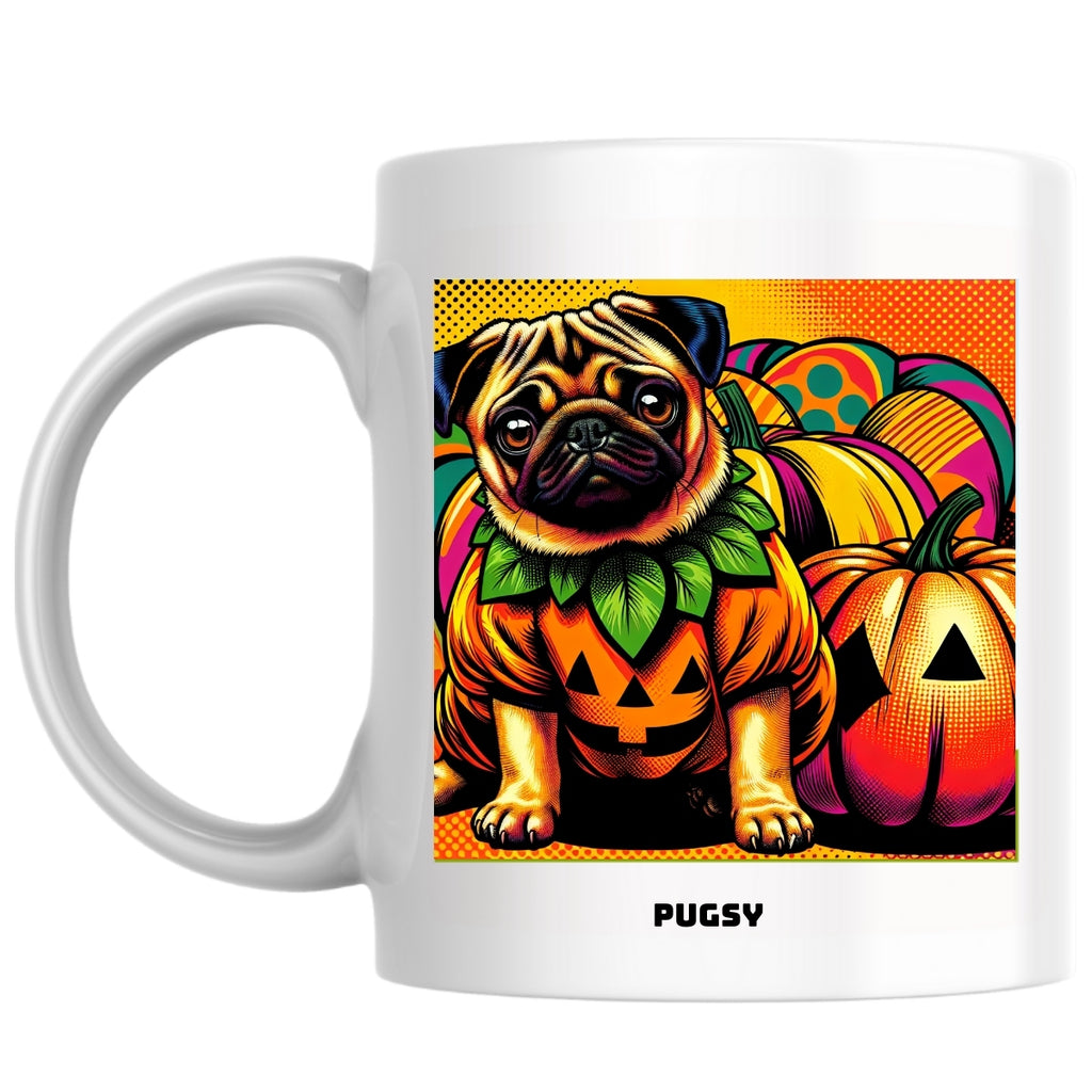 Pugsy the Magnificent: Pop Art Coffee Mug