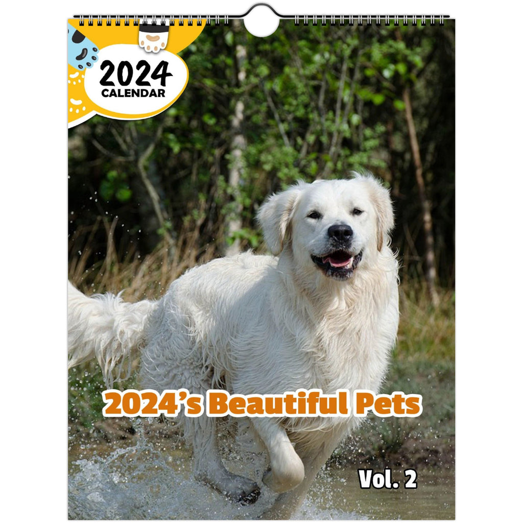 2024's Beautiful Pets Volume Two: 2024 Wall Calendar (Published)