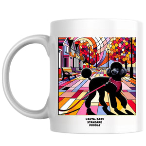 Vanta- Baby Standard Poodle the Magnificent: Pop Art Coffee Mug