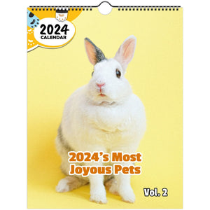 2024's Most Joyous Pets Volume Two: 2024 Wall Calendar (Published)