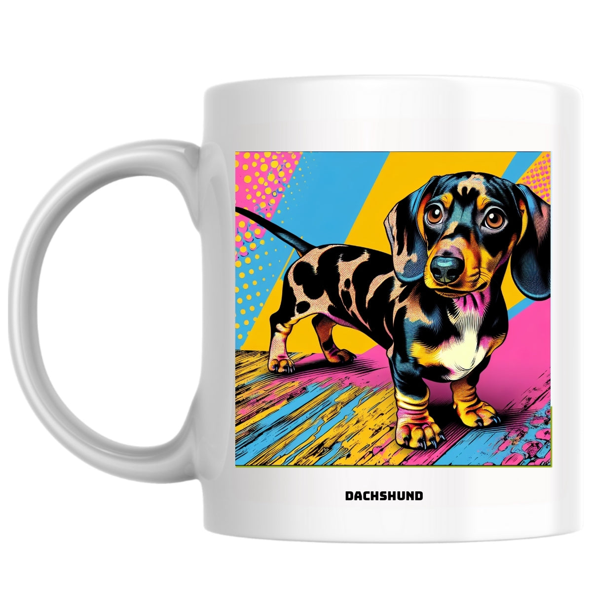 Dachshund the Magnificent: Pop Art Coffee Mug