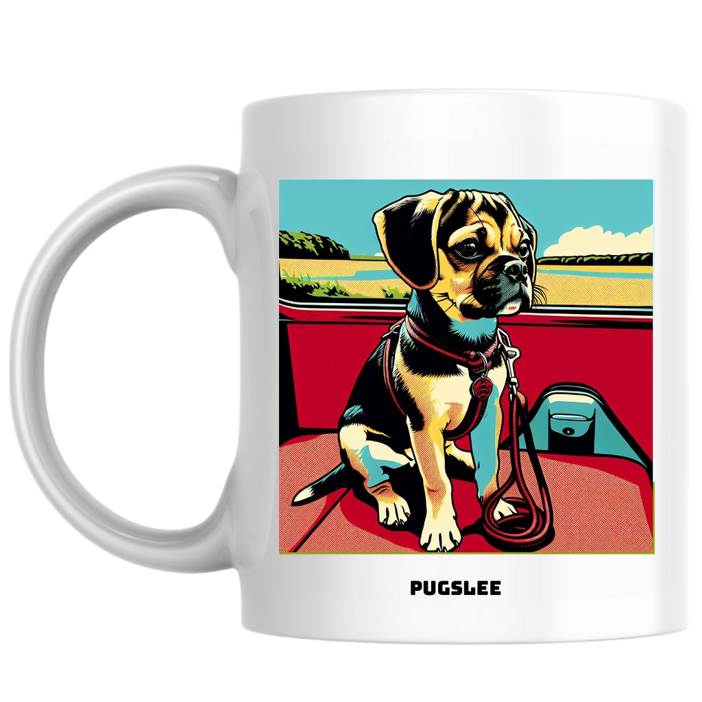 Pugslee the Magnificent: Pop Art Coffee Mug