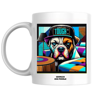 Georgia aka Poodle the Magnificent: Pop Art Coffee Mug