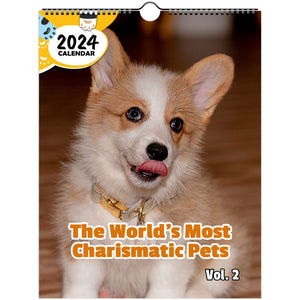 The World's Most Charismatic Pets Volume Two: 2024 Wall Calendar (Published)