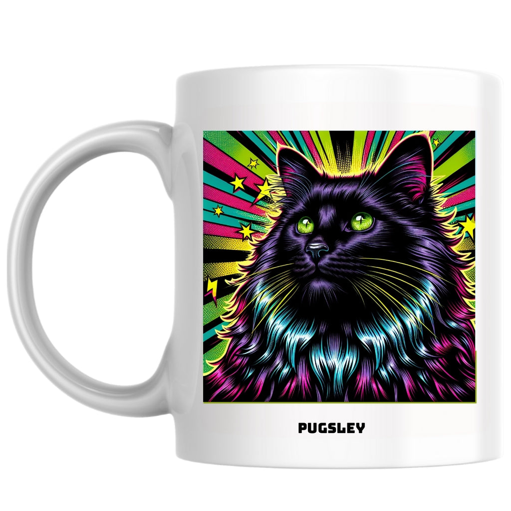 Pugsley the Magnificent: Pop Art Coffee Mug