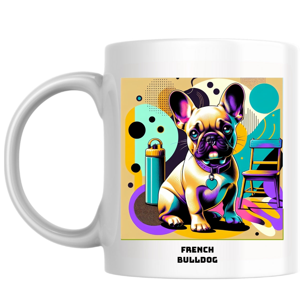 French Bulldog the Magnificent: Pop Art Coffee Mug