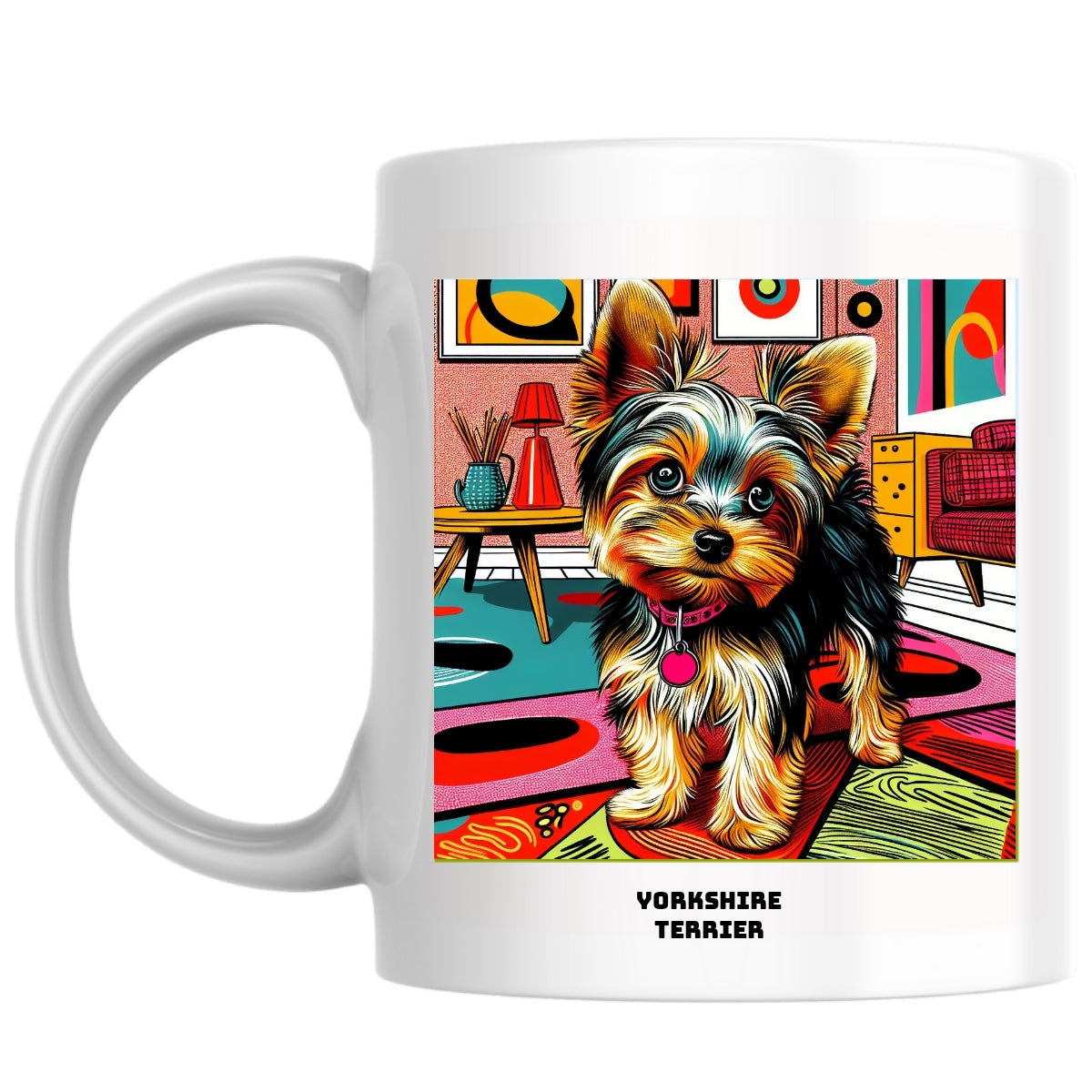 Yorkshire terrier the Magnificent: Pop Art Coffee Mug