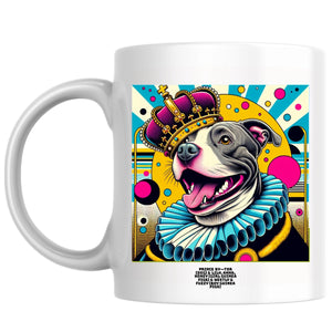 Prince By—Tor (dog) & Lily, Anna, Honey (girl guinea pigs) & Westly & Fuzzy (boy guinea pigs) the Magnificent: Pop Art Coffee Mug