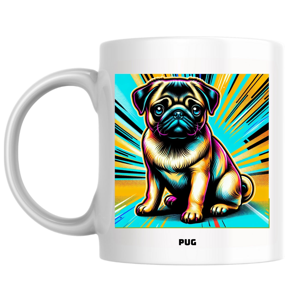 Pug the Magnificent: Pop Art Coffee Mug