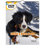 2024's Best Pets Volume Three: 2024 Wall Calendar (Published)