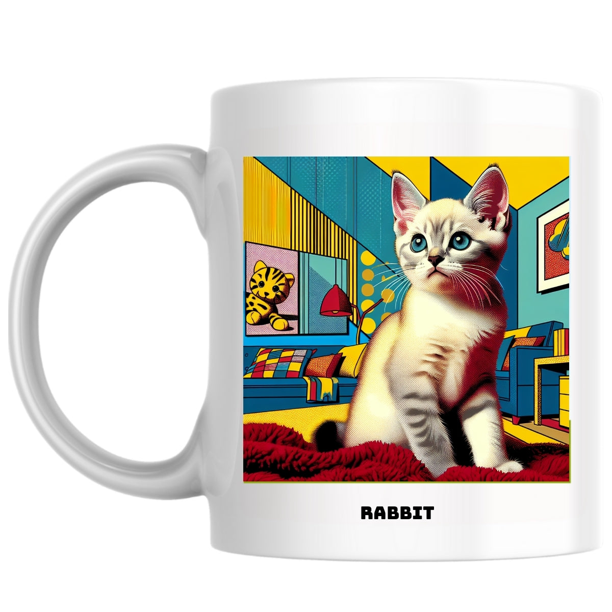 Rabbit the Magnificent: Pop Art Coffee Mug