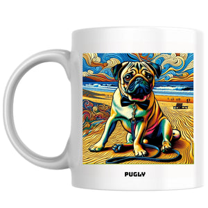 Pugly the Magnificent: Pop Art Coffee Mug