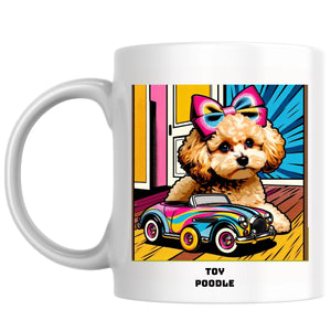 Toy poodle the Magnificent: Pop Art Coffee Mug