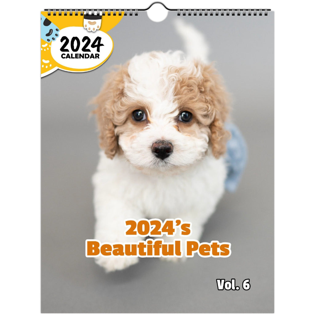 2024's Beautiful Pets Volume Six: 2024 Wall Calendar (Published)