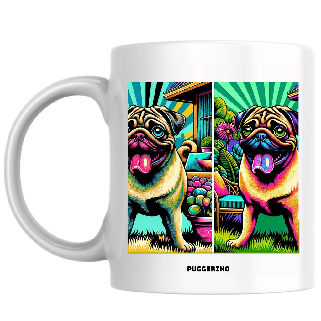 Puggerino the Magnificent: Pop Art Coffee Mug