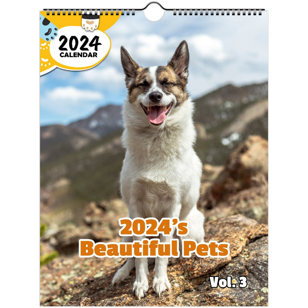 2024's Beautiful Pets Volume Three: 2024 Wall Calendar (Published)