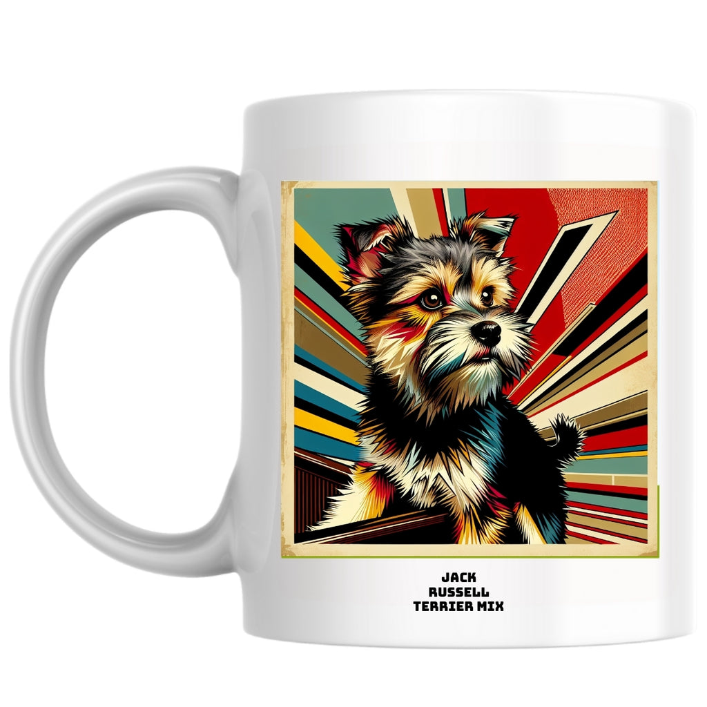 Jack Russell terrier mix the Magnificent: Pop Art Coffee Mug