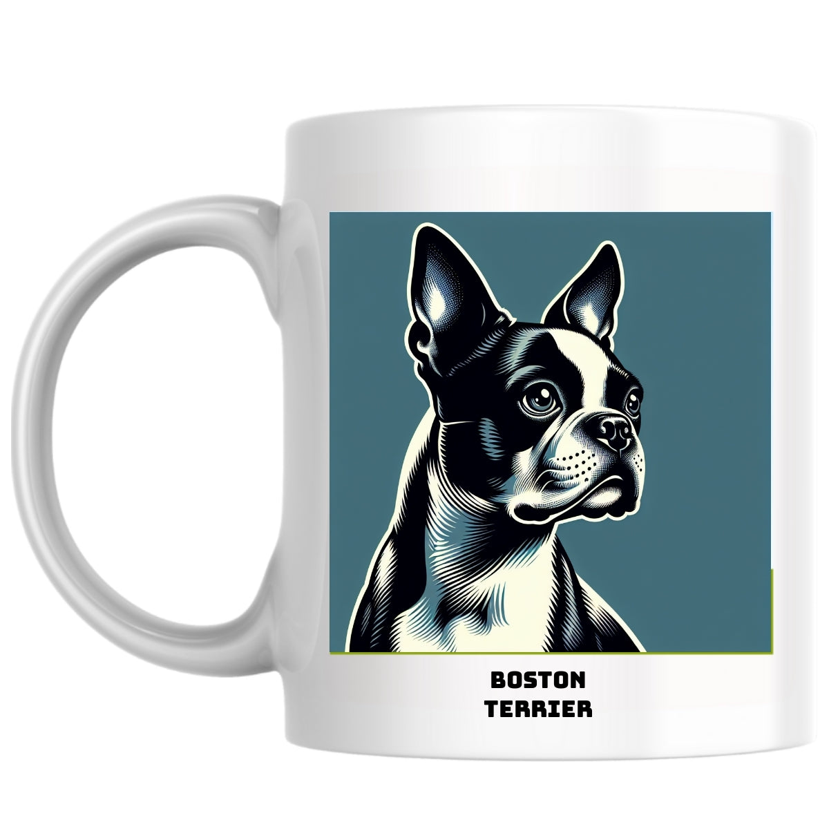 Boston terrier the Magnificent: Pop Art Coffee Mug