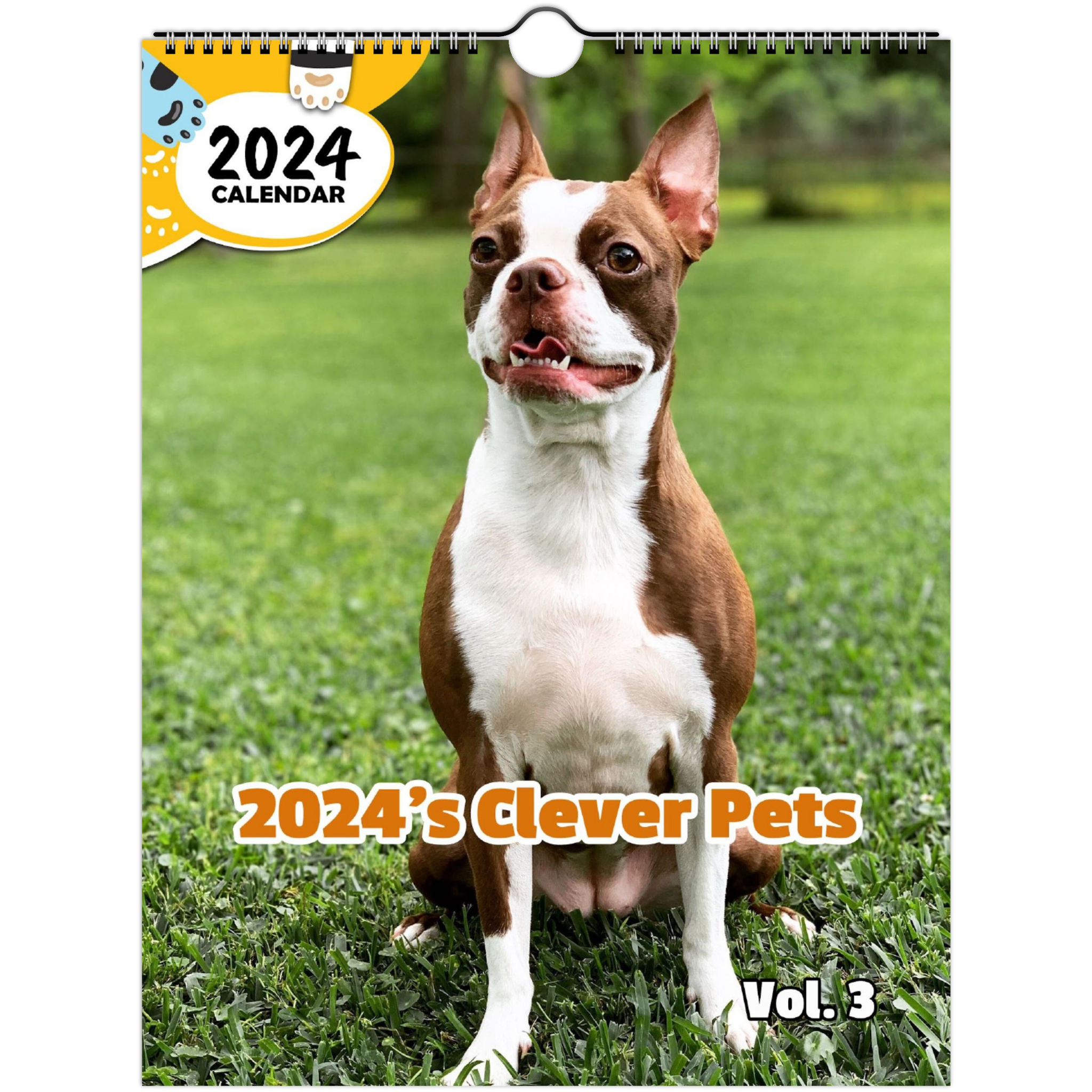 2024's Clever Pets Volume Three: 2024 Wall Calendar (Published)