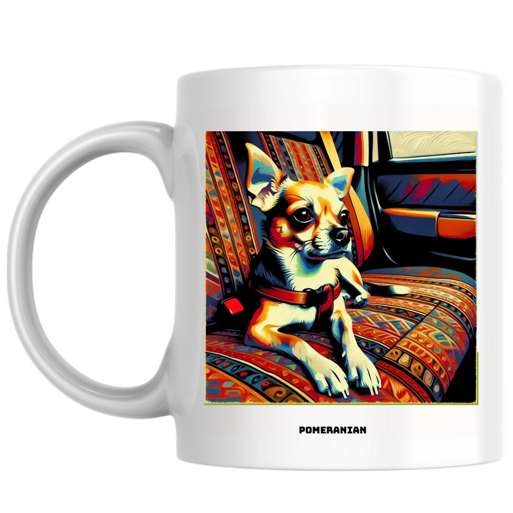 Pomeranian the Magnificent: Pop Art Coffee Mug