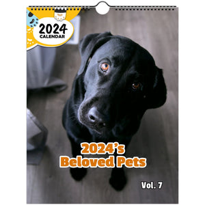 2024's Beloved Pets Volume Seven: 2024 Wall Calendar (Published)