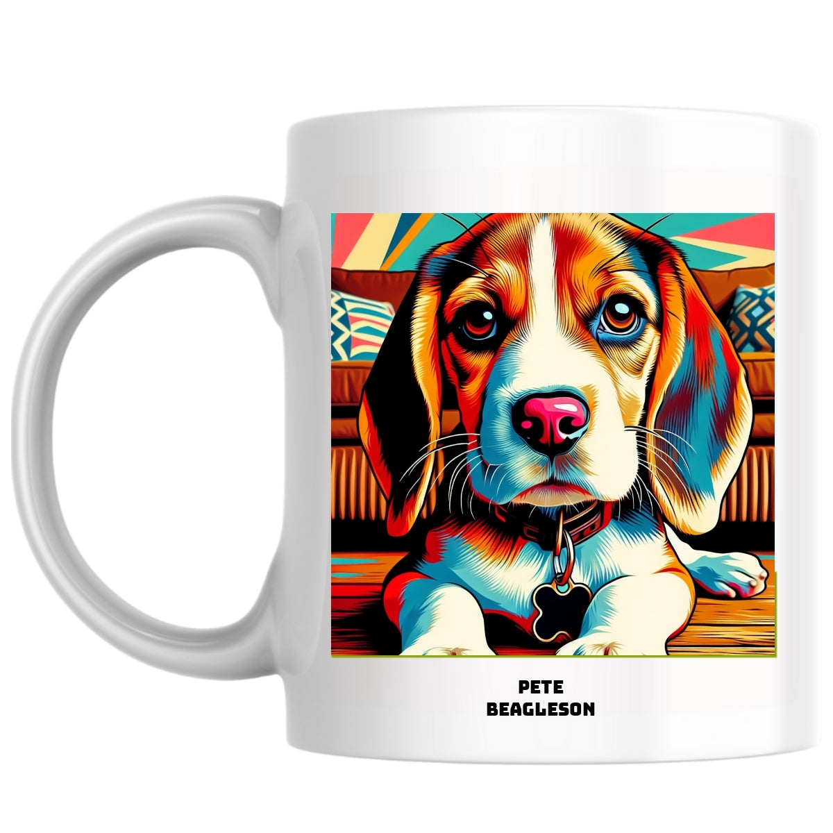 Pete Beagleson the Magnificent: Pop Art Coffee Mug