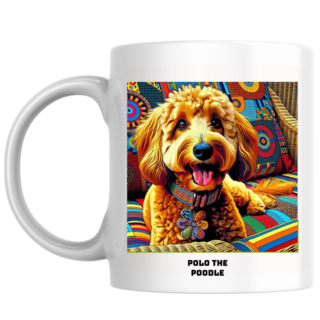 Polo the Poodle the Magnificent: Pop Art Coffee Mug