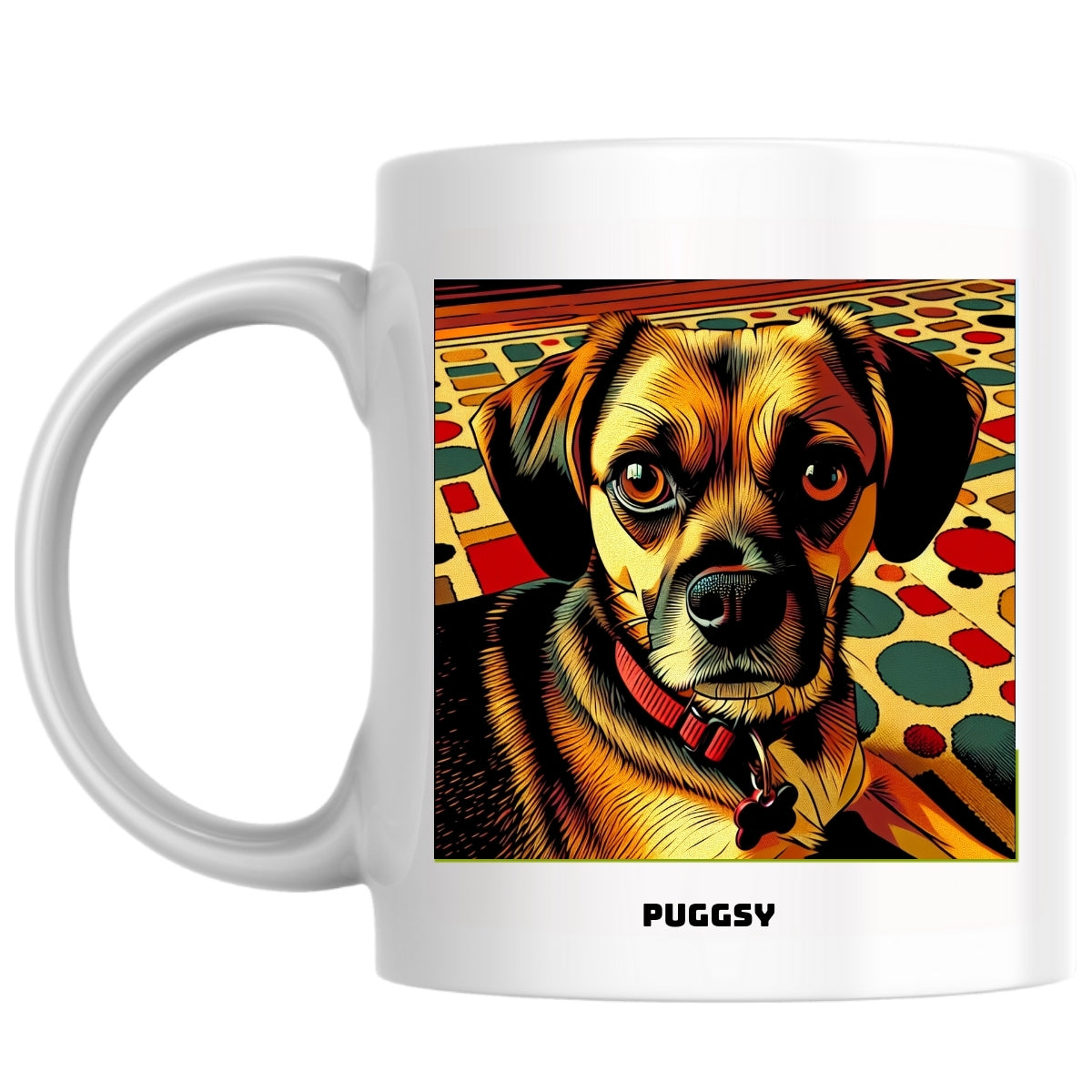 Puggsy the Magnificent: Pop Art Coffee Mug