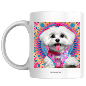 Pomeranian/Poodl the Magnificent: Pop Art Coffee Mug