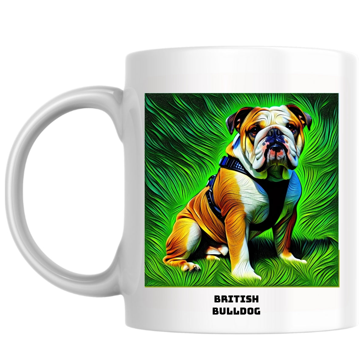 British Bulldog the Magnificent: Pop Art Coffee Mug